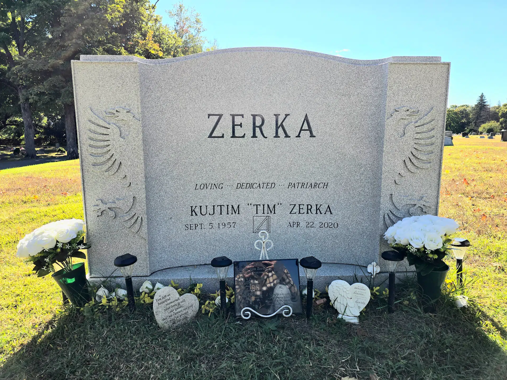 Granite Headstone Design hand-carved by Granite Design Guide in NJ — image 4